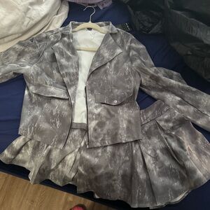 Blazer Skirt set